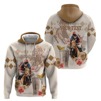 Personalized Kentucky 151st Anniversary Horse Racing Hoodie Mint Julep Beige Version LT05