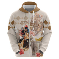 Personalized Kentucky 151st Anniversary Horse Racing Hoodie Mint Julep Beige Version LT05