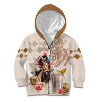 Personalized Kentucky 151st Anniversary Horse Racing Kid Hoodie Mint Julep Beige Version LT05