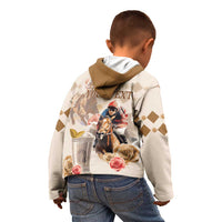 Personalized Kentucky 151st Anniversary Horse Racing Kid Hoodie Mint Julep Beige Version LT05