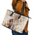 Kentucky 151st Anniversary Horse Racing Leather Tote Bag Mint Julep Beige Version LT05