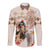 Personalized Kentucky 151st Anniversary Horse Racing Long Sleeve Button Shirt Mint Julep Beige Version LT05