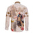 Personalized Kentucky 151st Anniversary Horse Racing Long Sleeve Button Shirt Mint Julep Beige Version LT05