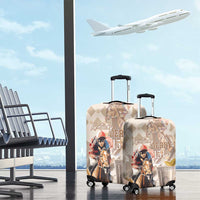 Kentucky 151st Anniversary Horse Racing Luggage Cover Mint Julep Beige Version LT05