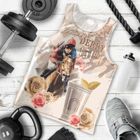 Personalized Kentucky 151st Anniversary Horse Racing Men Tank Top Mint Julep Beige Version LT05