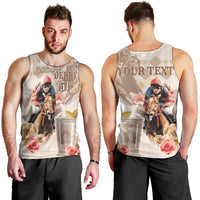 Personalized Kentucky 151st Anniversary Horse Racing Men Tank Top Mint Julep Beige Version LT05