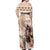 Personalized Kentucky 151st Anniversary Horse Racing Off Shoulder Maxi Dress Mint Julep Beige Version LT05