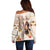 Personalized Kentucky 151st Anniversary Horse Racing Off Shoulder Sweater Mint Julep Beige Version LT05