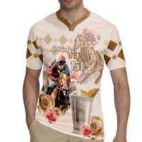 Personalized Kentucky 151st Anniversary Horse Racing Rugby Jersey Mint Julep Beige Version LT05