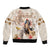 Personalized Kentucky 151st Anniversary Horse Racing Sleeve Zip Bomber Jacket Mint Julep Beige Version LT05