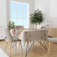 Kentucky 151st Anniversary Horse Racing Tablecloth Mint Julep Beige Version LT05