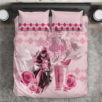 Kentucky Horse Racing Bedding Set 151st Anniversary Mint Julep Pink Version LT05