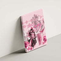 Kentucky Horse Racing Canvas Wall Art 151st Anniversary Mint Julep Pink Version LT05