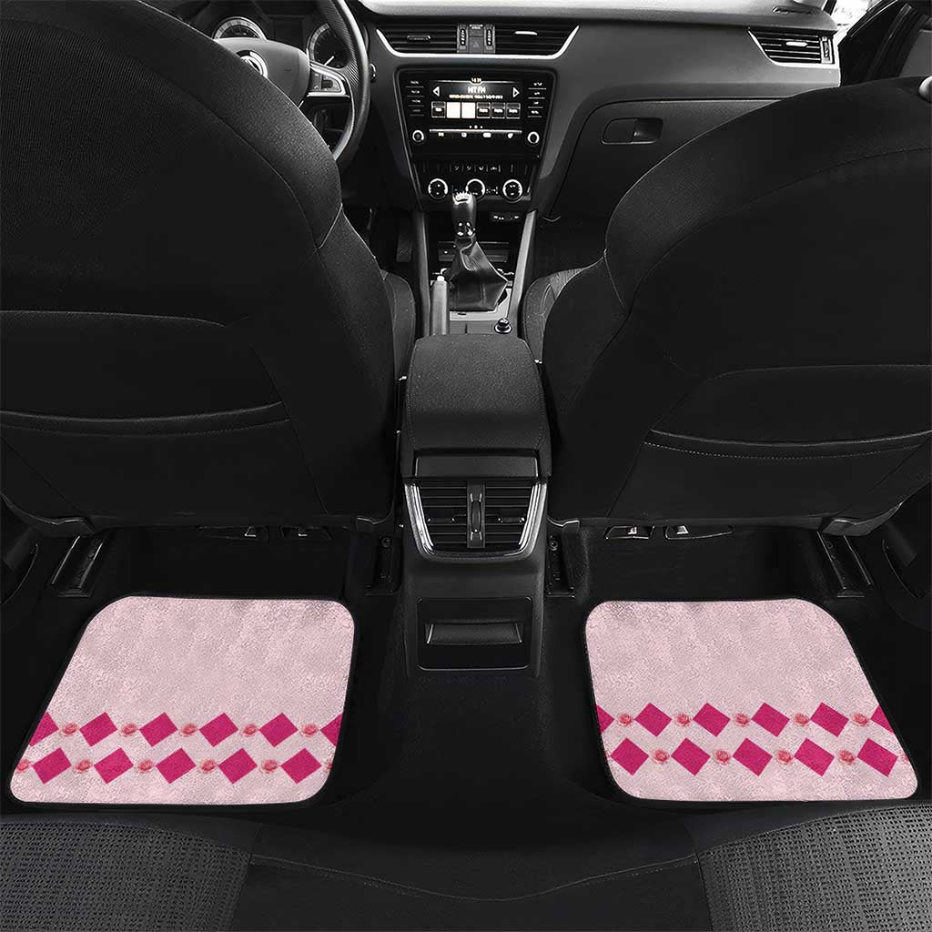 Personalized Kentucky Horse Racing Car Mats 151st Anniversary Mint Julep Pink Version LT05