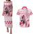 Personalized Kentucky Horse Racing Couples Matching Puletasi and Hawaiian Shirt 151st Anniversary Mint Julep Pink Version LT05