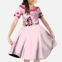 Personalized Kentucky Horse Racing Family Matching Off The Shoulder Long Sleeve Dress and Hawaiian Shirt 151st Anniversary Mint Julep Pink Version LT05