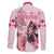 Personalized Kentucky Horse Racing Family Matching Off Shoulder Maxi Dress and Hawaiian Shirt 151st Anniversary Mint Julep Pink Version LT05