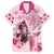 Personalized Kentucky Horse Racing Family Matching Short Sleeve Bodycon Dress and Hawaiian Shirt 151st Anniversary Mint Julep Pink Version LT05