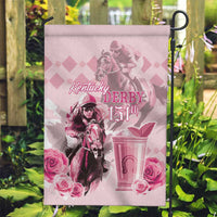 Kentucky Horse Racing Garden Flag 151st Anniversary Mint Julep Pink Version LT05