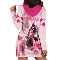 Personalized Kentucky Horse Racing Hoodie Dress 151st Anniversary Mint Julep Pink Version LT05