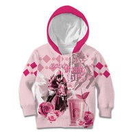 Personalized Kentucky Horse Racing Kid Hoodie 151st Anniversary Mint Julep Pink Version LT05