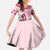 Personalized Kentucky Horse Racing Kid Short Sleeve Dress 151st Anniversary Mint Julep Pink Version LT05