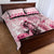 Kentucky Horse Racing Quilt Bed Set 151st Anniversary Mint Julep Pink Version LT05