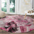Personalized Kentucky Horse Racing Round Carpet 150th Anniversary Mint Julep Pink Version