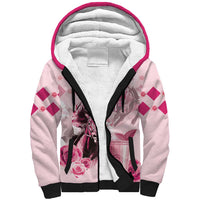 Personalized Kentucky Horse Racing Sherpa Hoodie 151st Anniversary Mint Julep Pink Version LT05