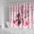 Kentucky Horse Racing Shower Curtain 151st Anniversary Mint Julep Pink Version LT05