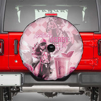 Kentucky Horse Racing Spare Tire Cover 151st Anniversary Mint Julep Pink Version LT05