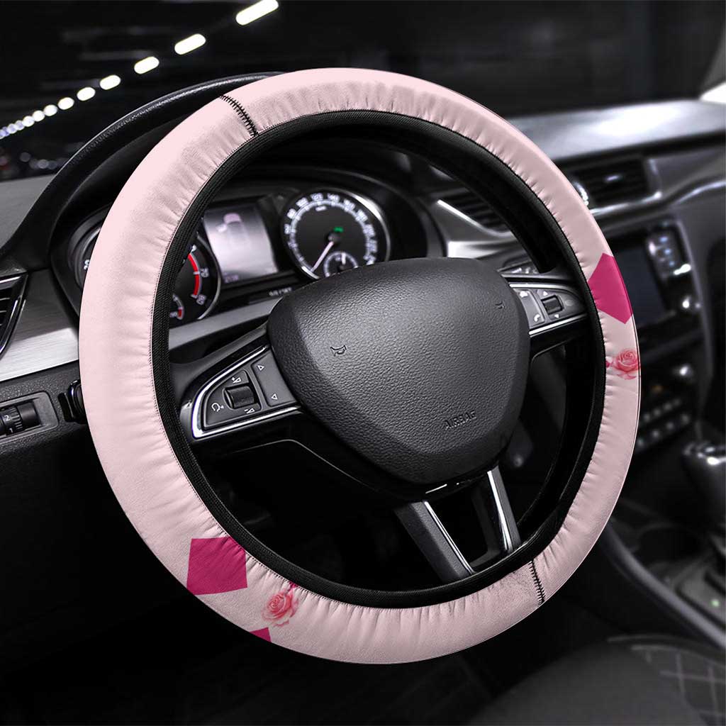 Kentucky Horse Racing Steering Wheel Cover 151st Anniversary Mint Julep Pink Version LT05
