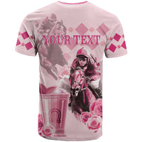 Personalized Kentucky Horse Racing T Shirt 151st Anniversary Mint Julep Pink Version LT05
