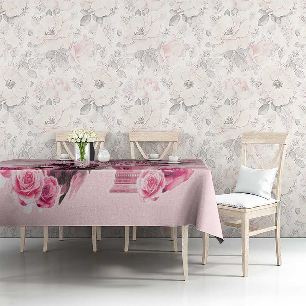 Kentucky Horse Racing Tablecloth 151st Anniversary Mint Julep Pink Version LT05