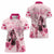 Personalized Kentucky Horse Racing Women Polo Shirt 151st Anniversary Mint Julep Pink Version LT05