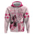 Personalized Kentucky Horse Racing Zip Hoodie 151st Anniversary Mint Julep Pink Version LT05