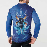 Personalized Boi Caprichoso Button Sweatshirt Brazil Folklore Festival - Wonder Print Shop