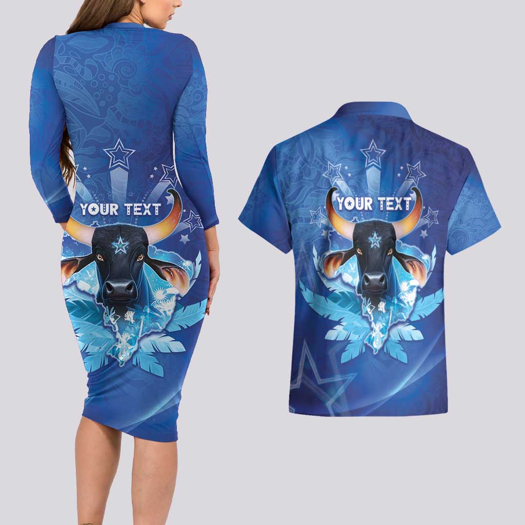 Personalized Boi Caprichoso Couples Matching Long Sleeve Bodycon Dress and Hawaiian Shirt Brazil Folklore Festival - Wonder Print Shop