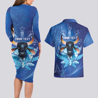 Personalized Boi Caprichoso Couples Matching Long Sleeve Bodycon Dress and Hawaiian Shirt Brazil Folklore Festival - Wonder Print Shop