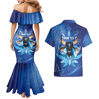 Personalized Boi Caprichoso Couples Matching Mermaid Dress and Hawaiian Shirt Brazil Folklore Festival - Wonder Print Shop