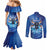 Personalized Boi Caprichoso Couples Matching Mermaid Dress and Long Sleeve Button Shirt Brazil Folklore Festival - Wonder Print Shop