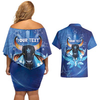Personalized Boi Caprichoso Couples Matching Off Shoulder Short Dress and Hawaiian Shirt Brazil Folklore Festival - Wonder Print Shop