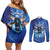Personalized Boi Caprichoso Couples Matching Off Shoulder Short Dress and Long Sleeve Button Shirt Brazil Folklore Festival - Wonder Print Shop