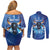 Personalized Boi Caprichoso Couples Matching Off Shoulder Short Dress and Long Sleeve Button Shirt Brazil Folklore Festival - Wonder Print Shop