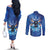 Personalized Boi Caprichoso Couples Matching Off The Shoulder Long Sleeve Dress and Long Sleeve Button Shirt Brazil Folklore Festival - Wonder Print Shop