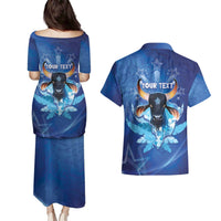 Personalized Boi Caprichoso Couples Matching Puletasi and Hawaiian Shirt Brazil Folklore Festival - Wonder Print Shop