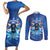 Personalized Boi Caprichoso Couples Matching Short Sleeve Bodycon Dress and Long Sleeve Button Shirt Brazil Folklore Festival - Wonder Print Shop