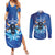 Personalized Boi Caprichoso Couples Matching Summer Maxi Dress and Long Sleeve Button Shirt Brazil Folklore Festival - Wonder Print Shop