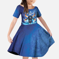 Personalized Boi Caprichoso Family Matching Long Sleeve Bodycon Dress and Hawaiian Shirt Brazil Folklore Festival - Wonder Print Shop