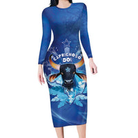 Personalized Boi Caprichoso Family Matching Long Sleeve Bodycon Dress and Hawaiian Shirt Brazil Folklore Festival - Wonder Print Shop